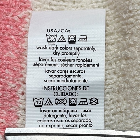 NWT Calvin Klein Pastel Pink and Cream Lightweight Sweater Size Medium - Picture 9 of 11